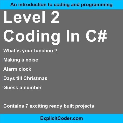 Level 2 coding in C#